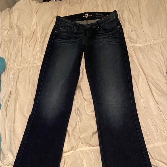 Seven for all Mankind Womens Jeans Size 26 Boot Cu - Picture 2 of 6